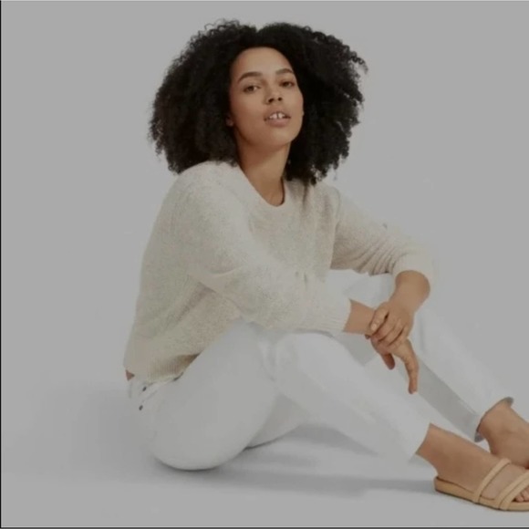 Everlane The Summer Jean Super Soft in Bone Size 26 NWT - Picture 2 of 11